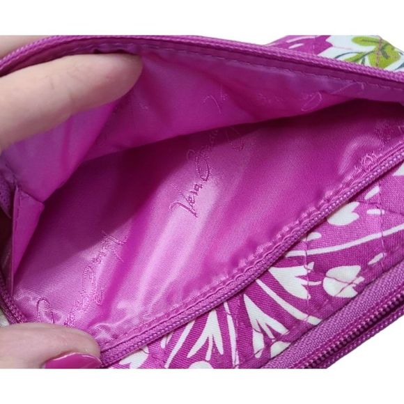 Vera Bradley Julep Tulip Purple Wristlet - Picture 5 of 8